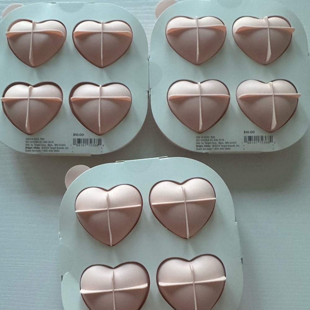 Pink Silicone Ice Cube Trays